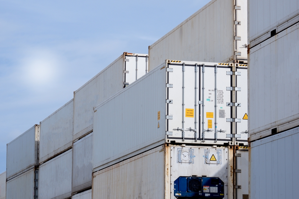 Refrigerated container sizes