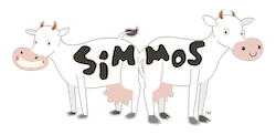 Simmos Ice Creamery logo