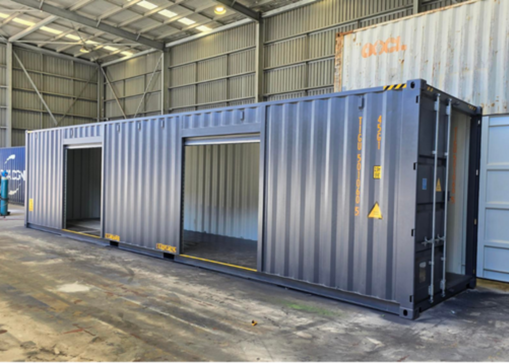 40ft Container with Roller Doors - Custom Containers Adelaide