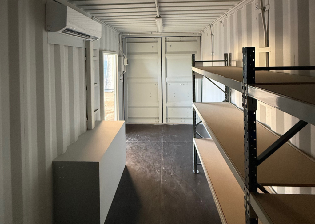 Internal Shelving - Custom Containers Adelaide